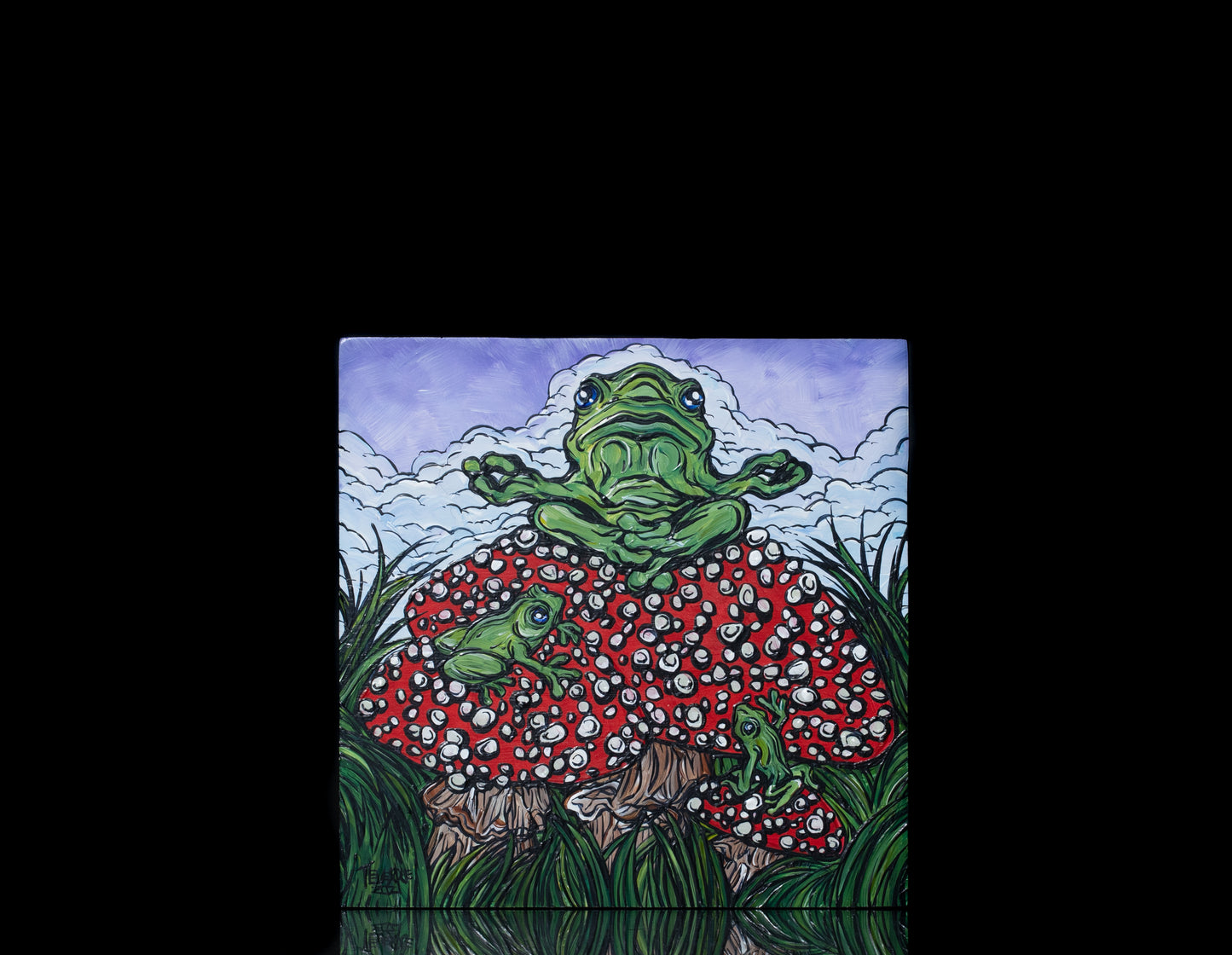 Tracey Levesque "Guru The Frog & The Magic Mushrooms"