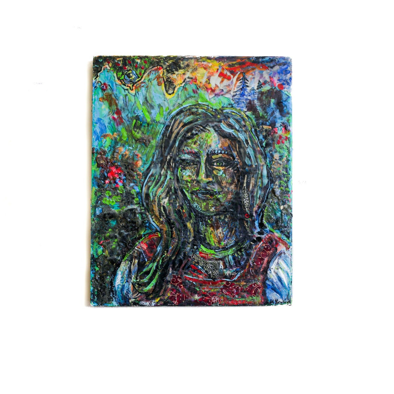 Margarita Kryvlova "Palekh Mona Lisa" 16X20