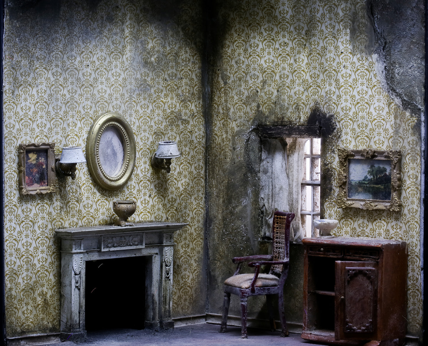 Andreas Rousonelis "Abandoned Living Room"