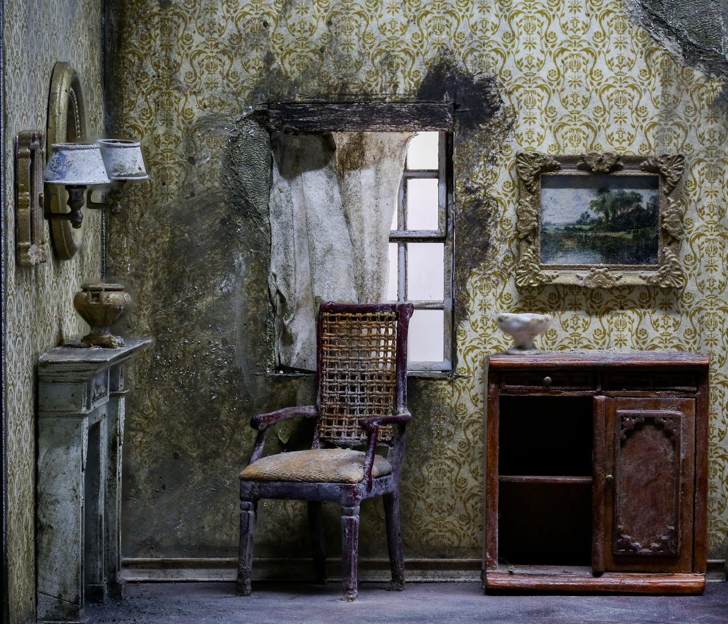 Andreas Rousonelis "Abandoned Living Room"