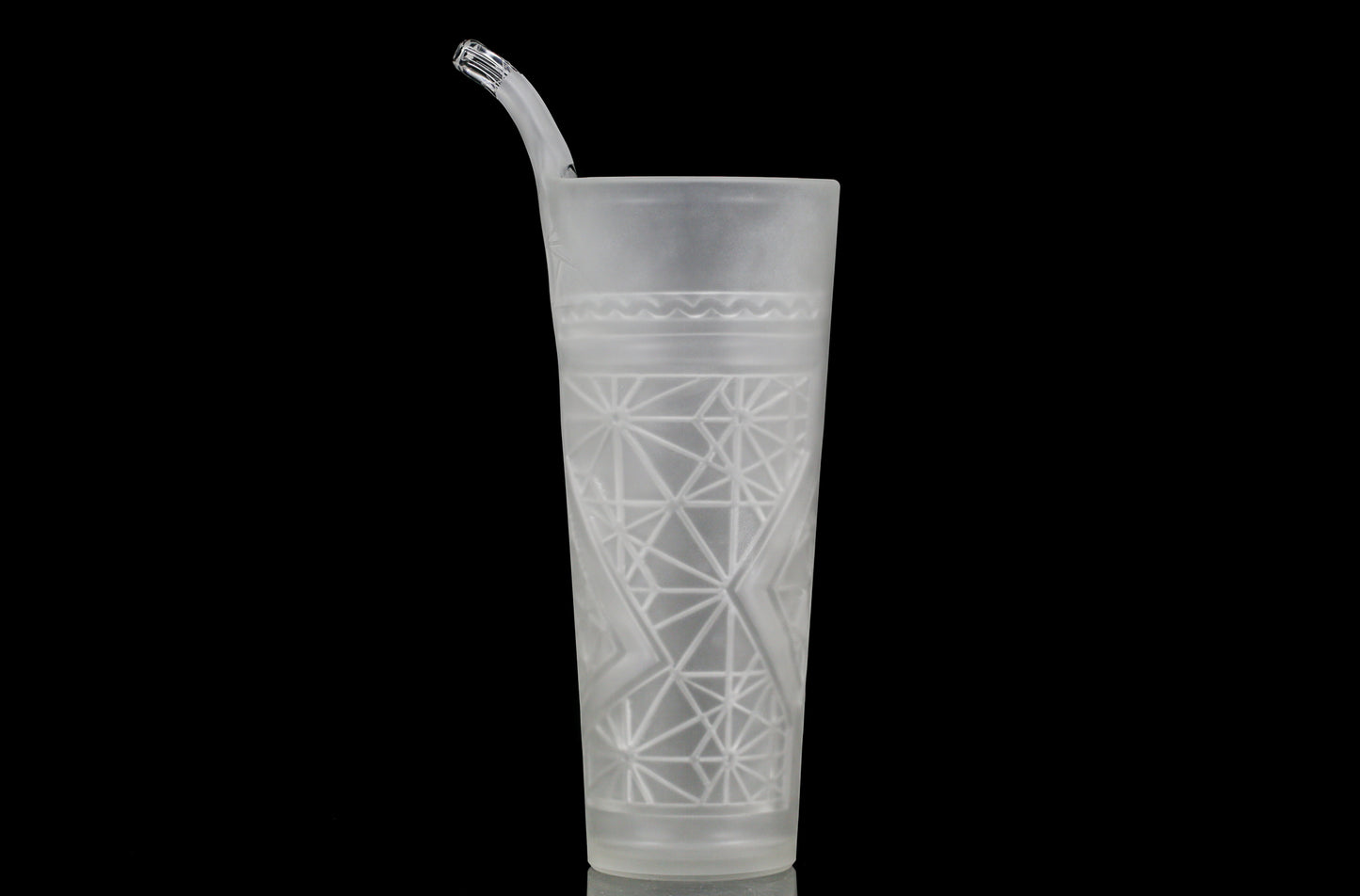 Avantgarde Glass "Sundried Isosceles" Blasted