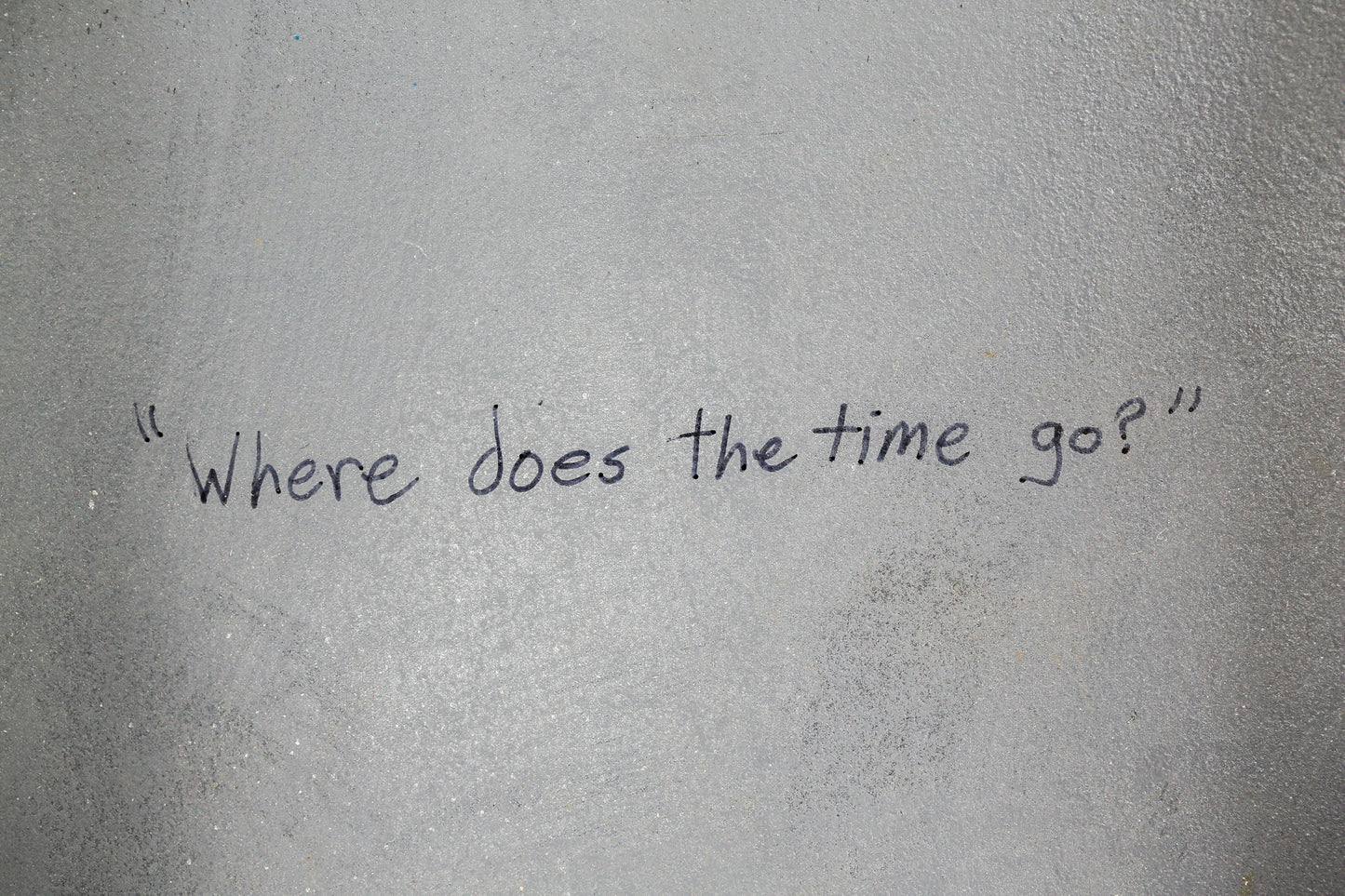 Cole Jenkins "Where Does the Time Go?"