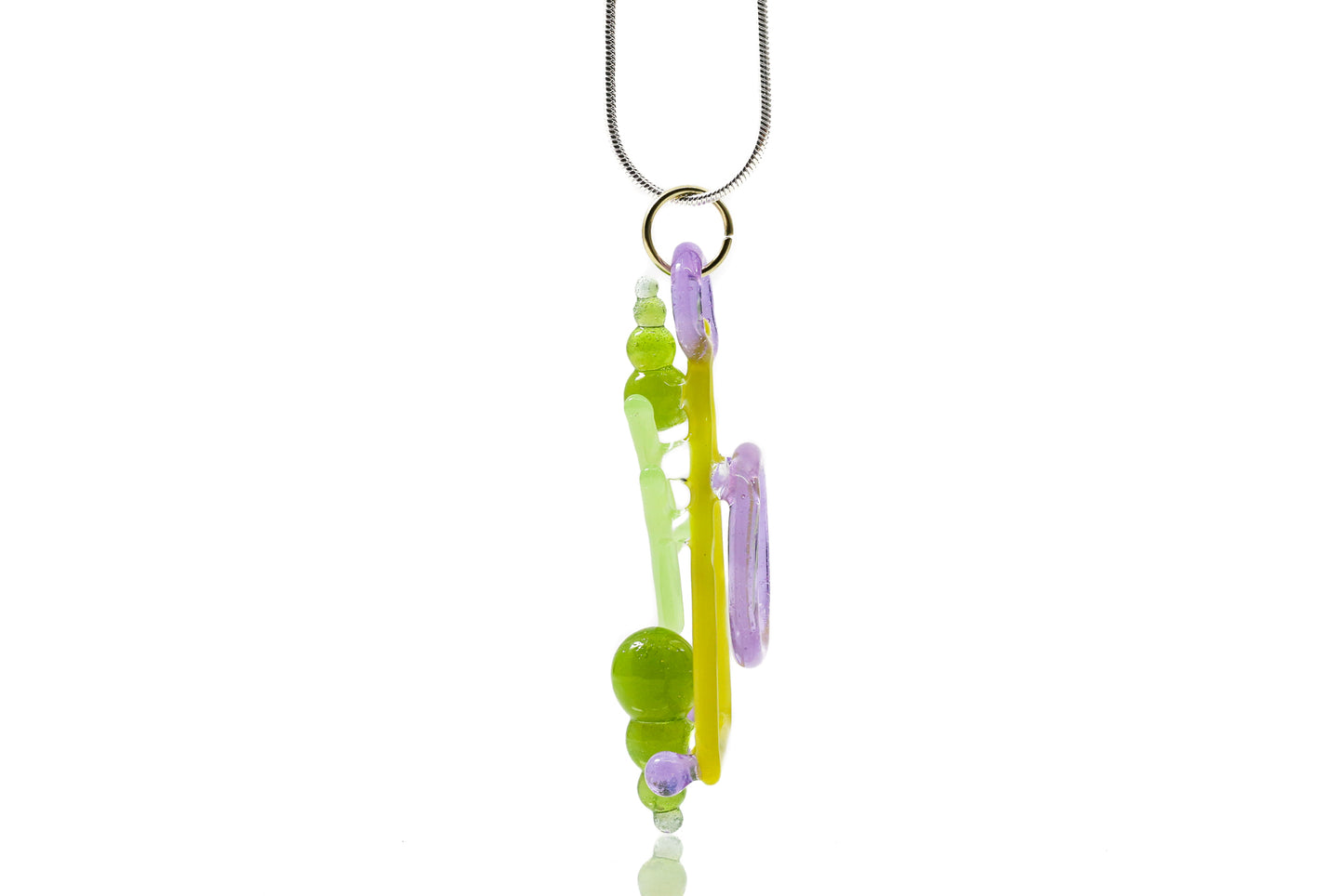 Elissa Newmeyer "Green Triangle" Pendant