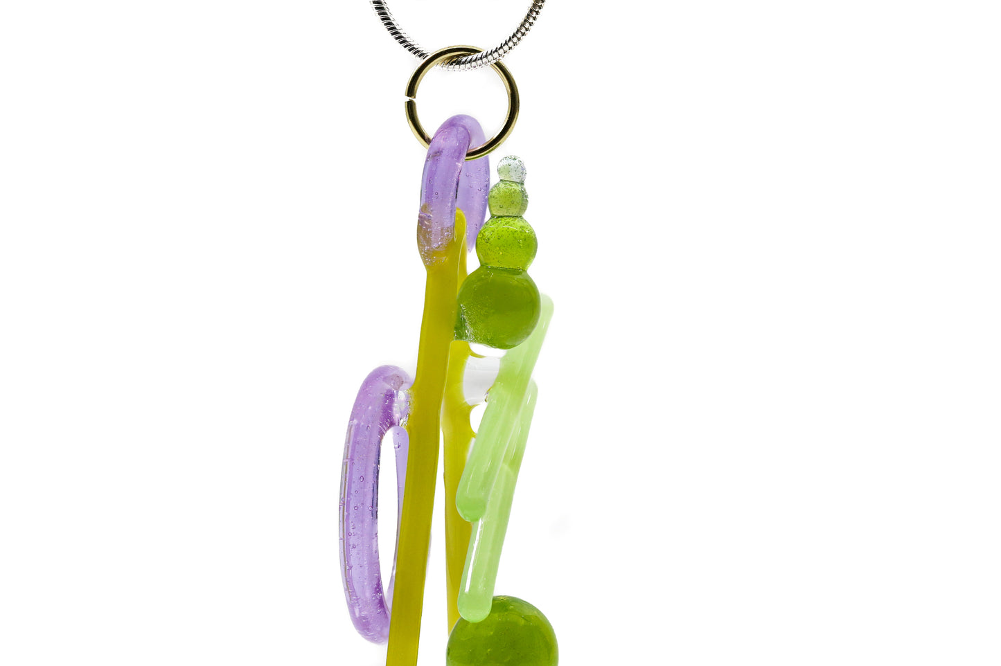 Elissa Newmeyer "Green Triangle" Pendant