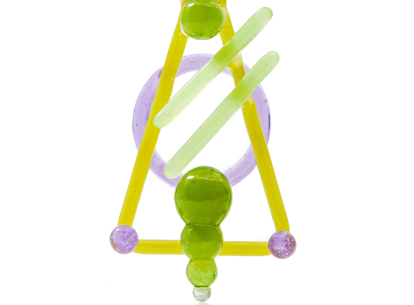 Elissa Newmeyer "Green Triangle" Pendant