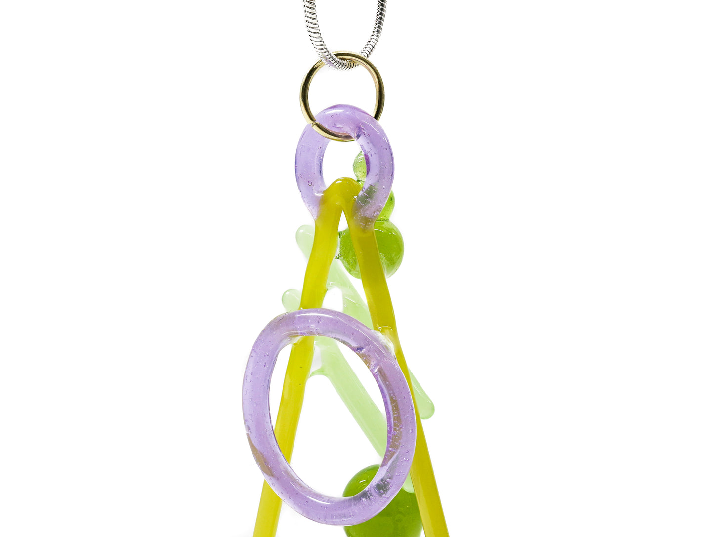 Elissa Newmeyer "Green Triangle" Pendant