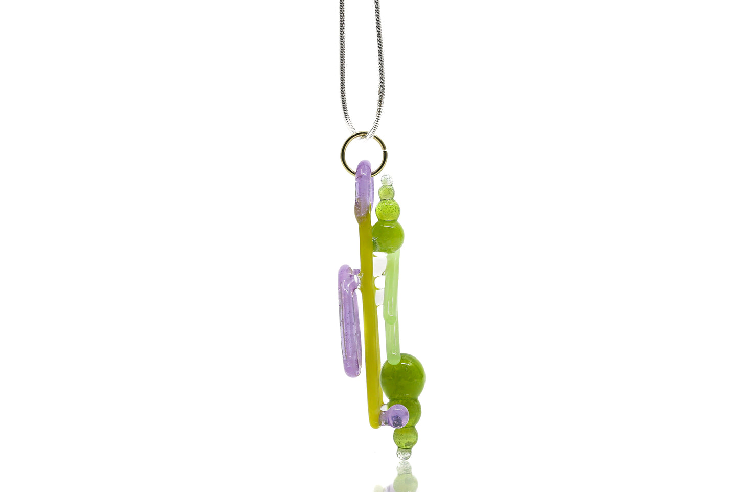 Elissa Newmeyer "Green Triangle" Pendant