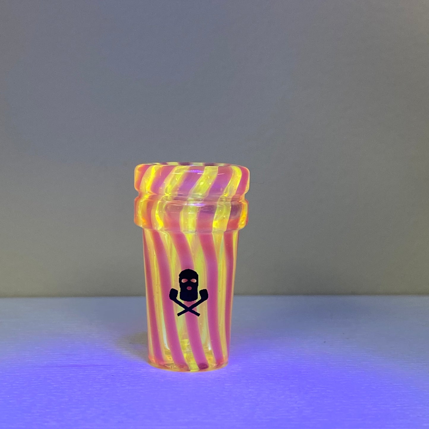 Ski Mask Glass “Pink UV Trap Cup”
