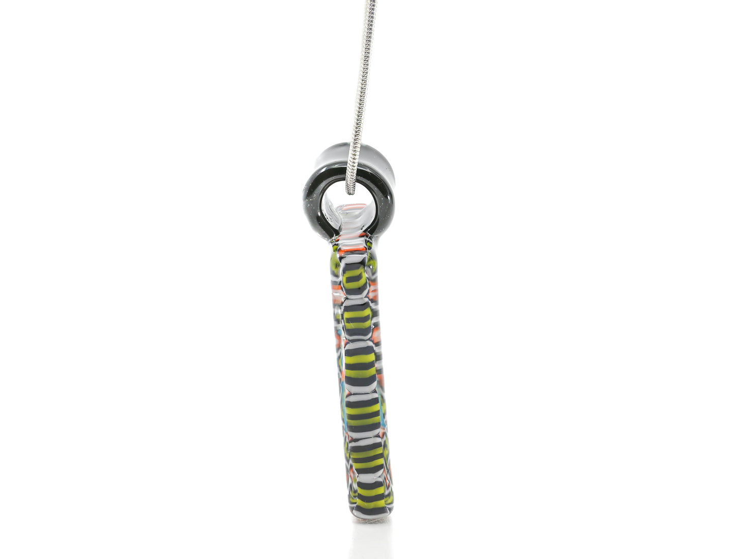 Jeff Heathbar "Murrine Hoop" Pendant
