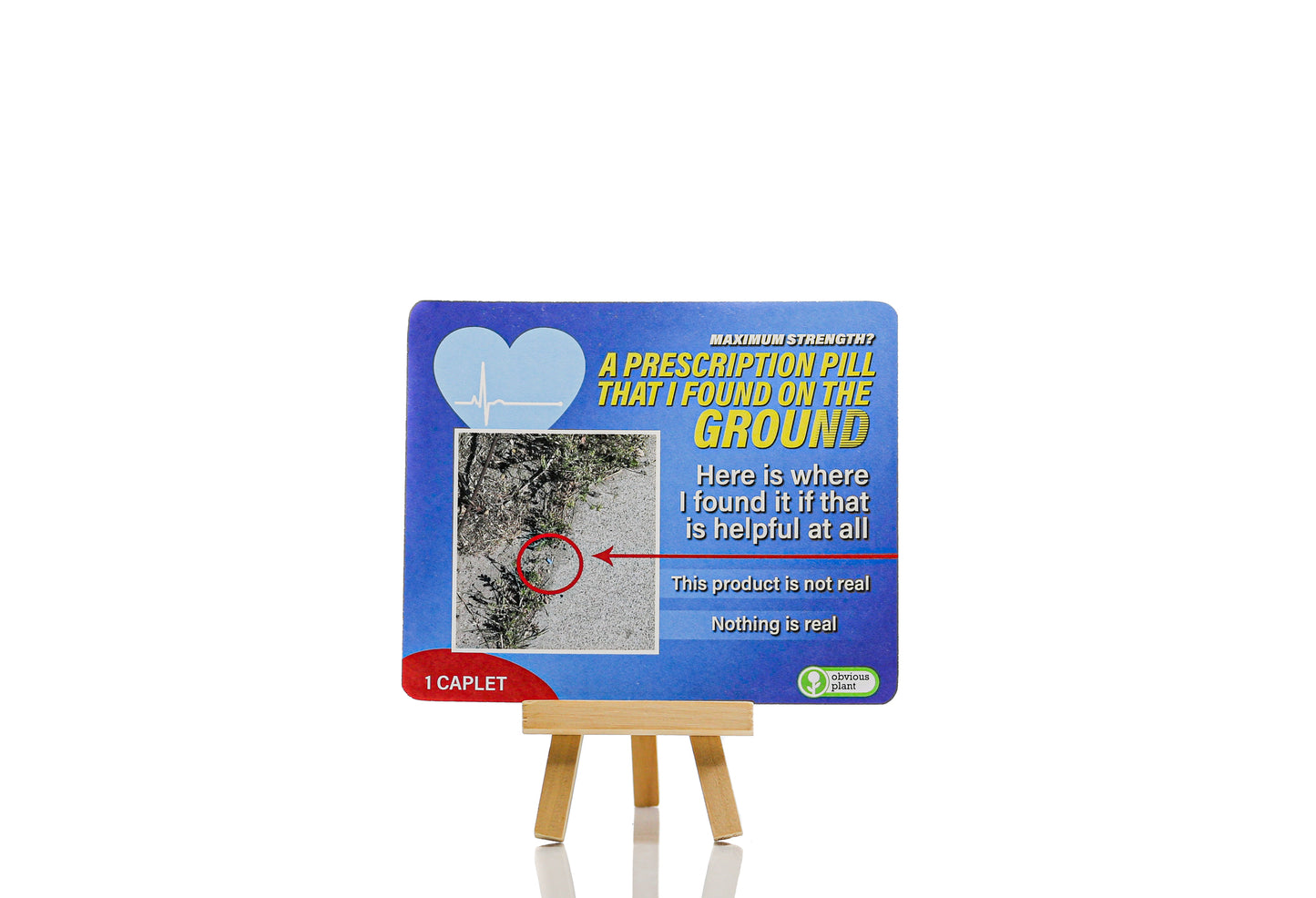 Obvious Plant "A Prescription Pill" Action Figure