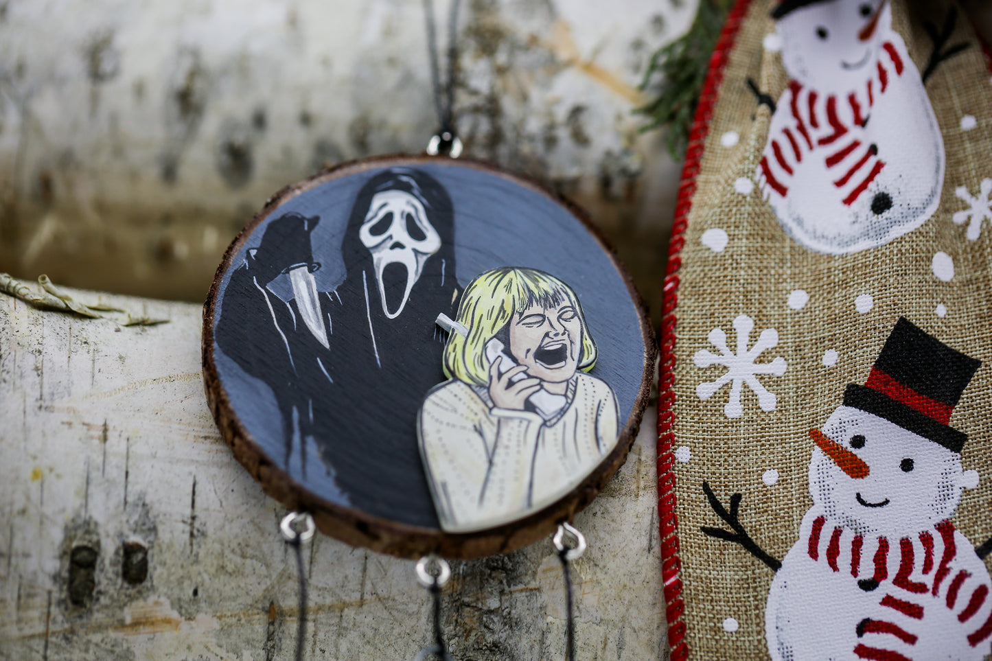 Paint Puddle Studios "SCREAM" Ornament