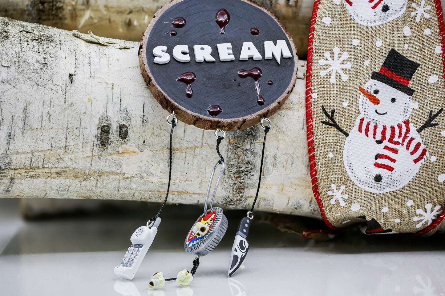 Paint Puddle Studios "SCREAM" Ornament