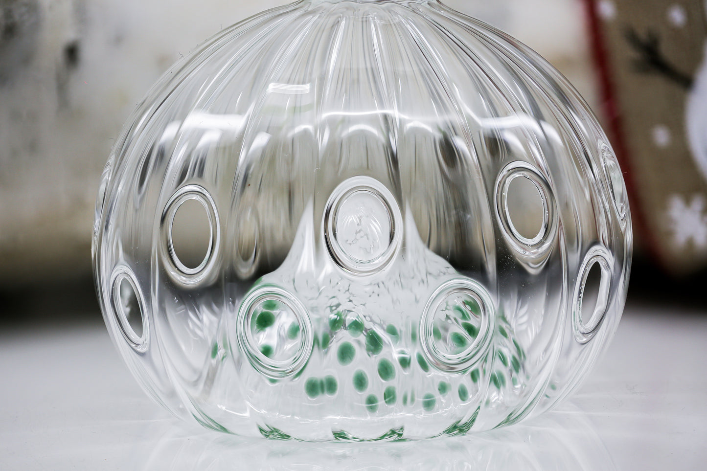 Surfrat Glass "Mountain Peak" Ornament