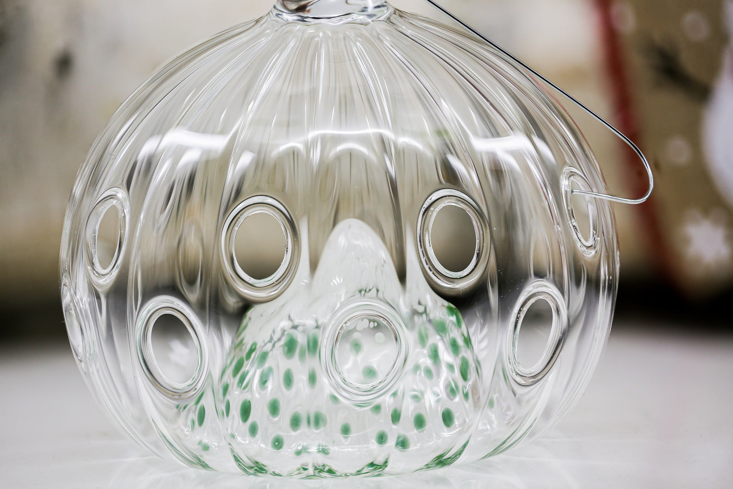 Surfrat Glass "Mountain Peak" Ornament