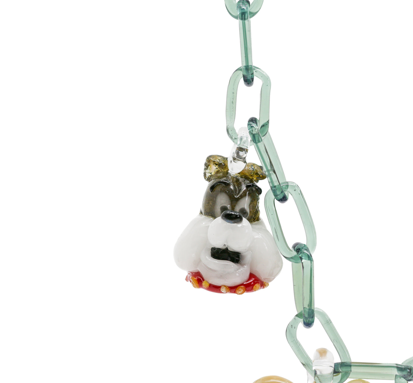 Tammy Baller "Cat & Mouse" Chain Link Necklace