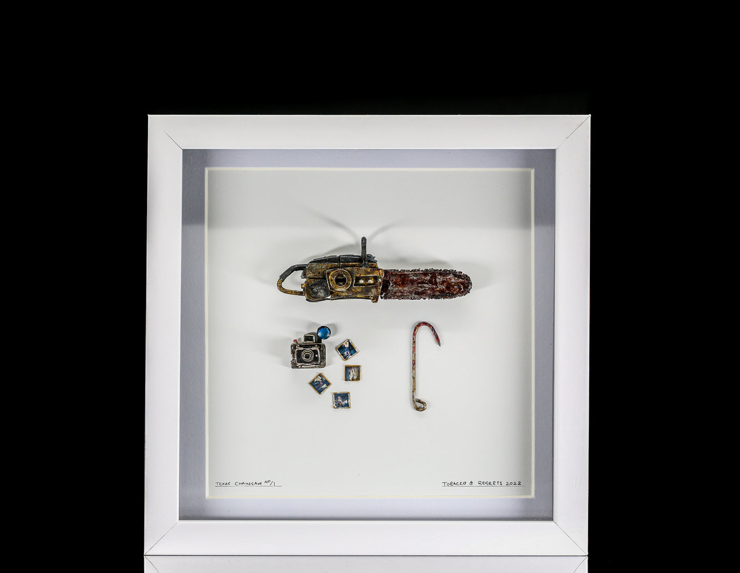 Tobacco & Regrets "The Texas Chainsaw Massacre" Shadow Box