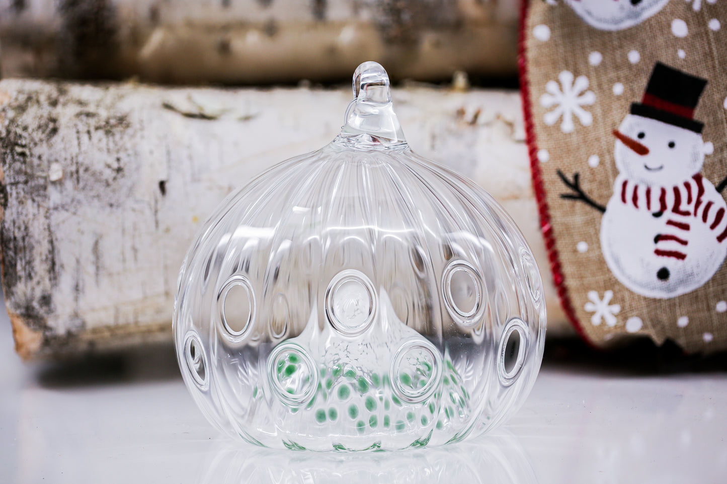 Surfrat Glass "Mountain Peak" Ornament