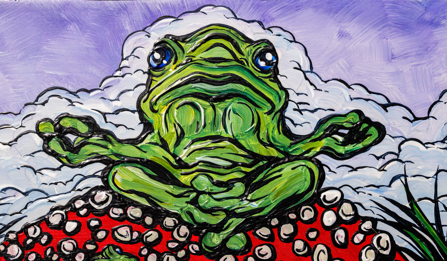 Tracey Levesque "Guru The Frog & The Magic Mushrooms"