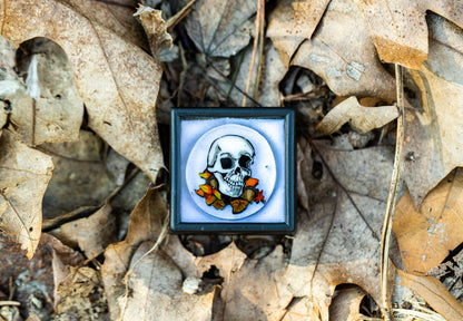 Stephen Boehme & Glasshopper "Autumnal Skull" V2. Collab
