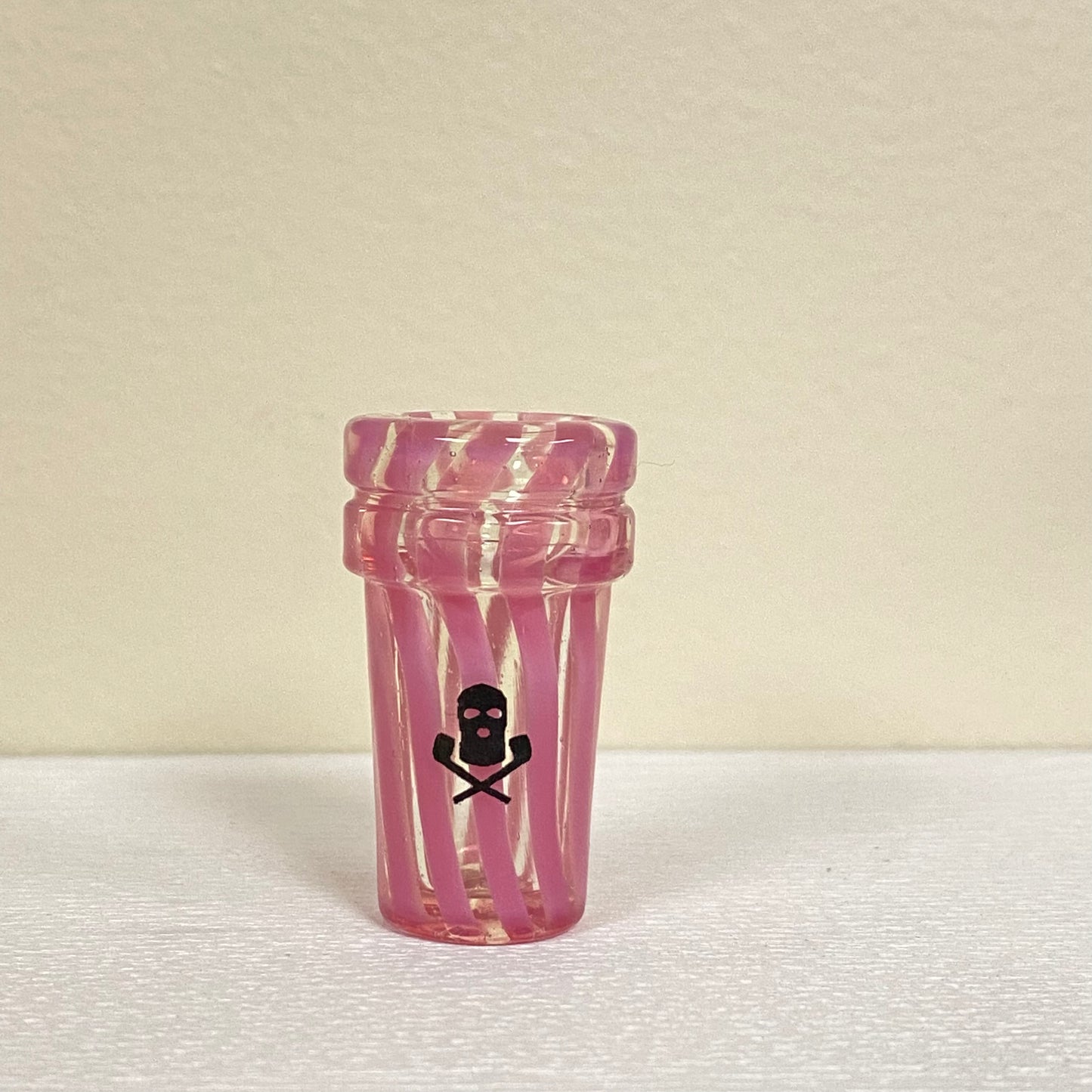 Ski Mask Glass “Pink UV Trap Cup”